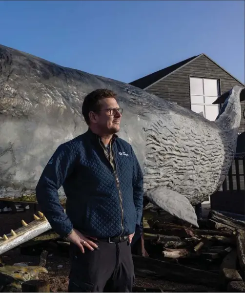  ?? ?? Michael Madsen har drevet Jyllandsak­variet i Thyborøn i 27 år. Foto: Joachim Ladefoged