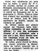  ?? | PHOTO : OUEST-FRANCE ?? Compte rendu dans « Ouest-France », le 20 août 1976.