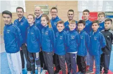  ?? FOTO: PRIVAT ?? Die Biberacher Taekwondo-Mannschaft verbuchte neun Finalteiln­ahmen beim Tuttlinger Pokal.