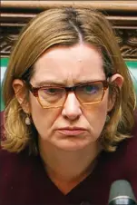  ??  ?? Angst-ridden: Amber Rudd