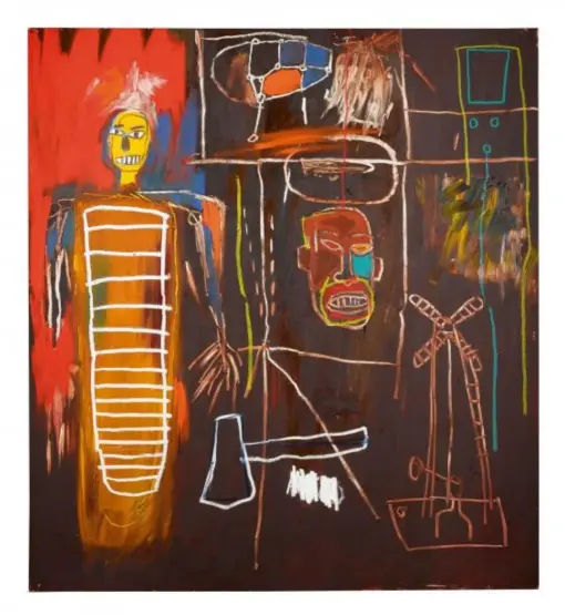  ??  ?? Jean-Michel Basquiat, ‘Air Power’, 1984