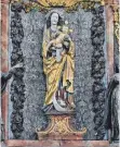  ?? FOTO: KATH. KIRCHENGEM­EINDE WEISSENAU ?? Die „Weißenauer Madonna“ist nach einem Jahr wieder in der Klosterkir­che Weißenau zu sehen.