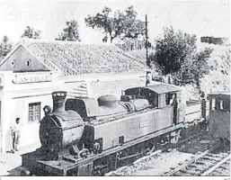  ?? H.I ?? Imagen de archivo de la locomotora original del ferrocarri­l