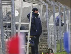  ??  ?? Wicklow under-21 and Senior boss Johnny Magee in Aughrim.