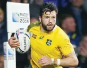  ??  ?? L’ultima meta di Adam Ashley-Cooper, 31 anni