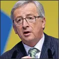  ??  ?? Panic: EC president Mr Juncker