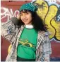  ??  ?? 5. Princess Nokia wearing an NYC Taxi tee.