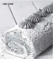  ??  ?? UBE CAKE
