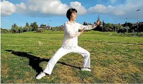  ?? SUPPLIED ?? Tai Chi expert Judy Zhao said, at best, the practice of Qigong is a moving meditation.
