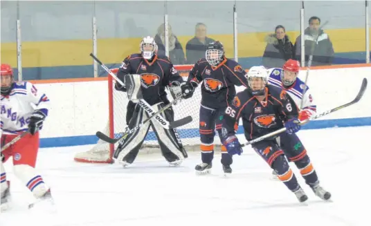  ?? —photo Gregg Chamberlai­n ?? One more week left in the regular schedule for junior C hockey in Eastern Ontario. For the St-Isidore Aigles, it has been not just a good season but maybe even a great one.