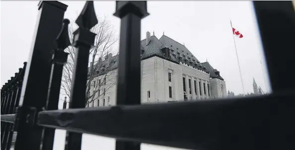  ?? THE CANADIAN PRESS ?? The Supreme Court of Canada ordered a new trial for an Edmonton man accused of sexually assaulting his stepdaught­er.