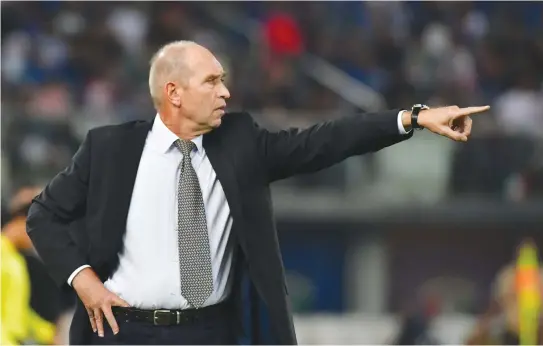  ??  ?? PROUD: Oman's Dutch coach Pim Verbeek says he is pleased with the way his team is playing as they seek to reach their first Gulf Cup final since 2009 when they meet Bahrain in the semifinals. (AFP)