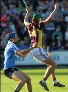  ??  ?? Full-forward Conor McDonald rises above Eoghan O’Donnell.