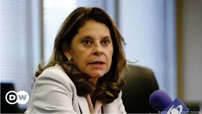  ??  ?? La canciller y vicepresid­entan colombiana, Marta Lucía Ramírez, en una imagen de archivo.