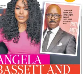  ?? : ANGELA /AFP PHOTO: GREGG DEGUIRE/GETTY IMAGES ?? Courtney B Vance, and (left) Angela Bassett