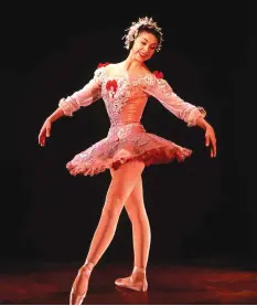  ??  ?? Margot Fonteyn displaying her talent on stage