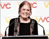  ?? MIKE COPPOLA/GETTY 2018 ?? At 86, Gloria Steinem has been on a remarkable journey, which she covered in her memoir “My Life on the Road.”