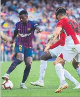  ?? FOTO: MONTILLA ?? Semedo fue lateral derecho en el Estadi