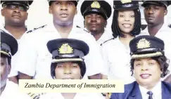  ?? ?? Zambia Department of Immigratio­n