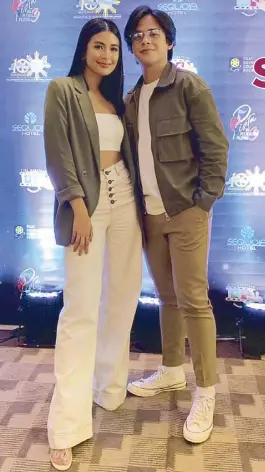  ??  ?? Real-life sweetheart­s Gabbi Garcia and Khalil Ramos star in LSS, one of the entries to this year’s Pista ng Pelikulang Pilipino (PPP), opening on Sept. 13 in cinemas nationwide