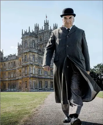  ??  ?? Mr. Carson (Jim Carter) comes out of retirement for one last big job in the big-0screen adaptation of PBS’ highest-rated dramatic series of all time, Downton Abbey.