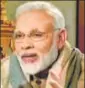  ?? PTI ?? ▪ Prime Minister Narendra Modi during the interview Sunday.