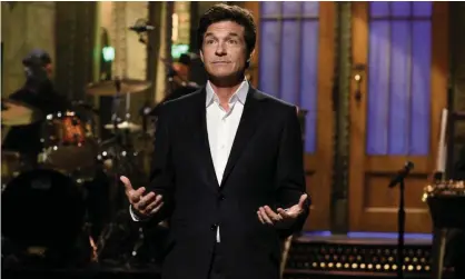  ?? Photograph: NBC/NBCU Photo Bank/Getty Images ?? Jason Bateman delivers the monologue.