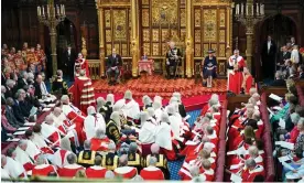  ?? Photograph: Arthur Edwards/The Sun/PA ?? Labour would remove politician­s’ powers to make appointmen­ts to the Lords in its first term.