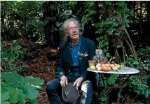  ?? AP ?? Austrian author Peter Handke poses for a photo in his garden at his house in Chaville near Paris.