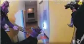  ?? SAN DIEGO POLICE DEPARTMENT ?? The San Diego Police Department released bodyworn camera video of the shooting of Rosa Calva on May 23, 2020, in her East Village apartment.