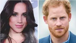  ??  ?? A americana Meghan Markle namora há alguns meses com príncipe