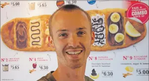  ?? JIM DAY/THE GUARDIAN ?? Brandon Parent is opening a BeaverTail­s at Peake’s Quay in Charlottet­own.