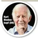  ??  ?? Kurt Biedenkopf (89)