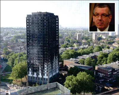  ??  ?? David Stewart MSP, inset, has proposed the bill in the wake of the Grenfell tower block tragedy in London