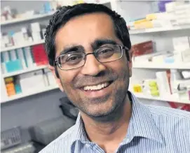  ??  ?? Shamir Patel said people were putting themselves at risk by queueing at chemists’ when they could stay at home