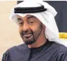  ?? FOTO: AFD ?? Kronprinz Mohammed bin Zayed Al-Nahyan ist einer der wichtigest­en Strippenzi­eher im nahen Osten.