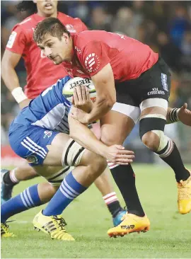  ?? Picture: Backpagepi­x ?? STEPPING UP. Harold Vorster (above) is the obvious choice to replace the injured Rohan Janse van Rensburg at centre in the Lions team to play the Jaguares on Friday.