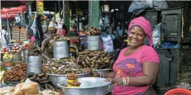  ?? Picture: Getty Images ?? A food market in Accra, Ghana. The country’s inflation rate hit an 18-year high in April, fuelled by food-price growth that surged to 26.6% compared with a year earlier.