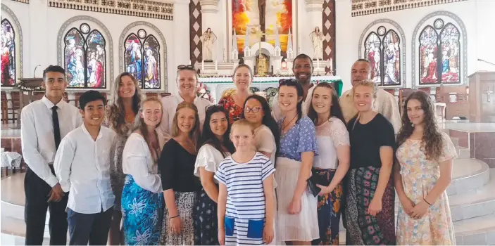  ??  ?? Front row (from left): Ariki Tabei, Gabi Cooper, Tyla Macdonald, Kimberley Wong, Sheridan Best, Yuanyan Teng, Casey-Lee Beck, Octavia Gold, Mae Hillson-Taylor and (back row): Nathan Goble, Nahdia Graham, Rachel Best, Kylie Gurney, Ashley Hinds and Tui...