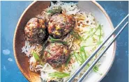  ??  ?? Korean Barbecue- Style Meatballs. Julia Gartland, for © The New York Times Co.