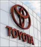  ?? RICK BOWMER/AP ?? Toyota topped Consumer Reports’ reliabilit­y rankings, the fifth straight year its brands have been leaders.