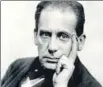  ?? PHOTO: MUSEUM-DIGITAL.DE/SAN ?? Walter Gropius (1883-1969) was a
■
German architect who founded a new approach to design in the Bauhaus school.