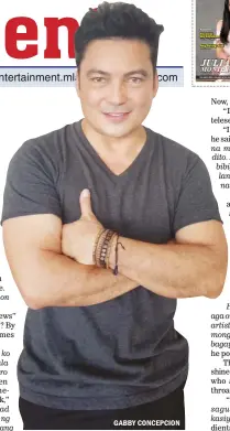  ??  ?? GABBY CONCEPCION