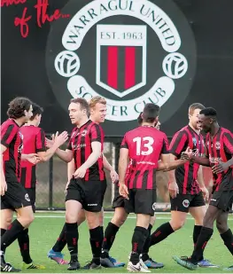  ?? ?? Warragul United Soccer Club is no longer after three clubs voted to officially merge last week. The new club, known as Gippsland United, will still wear black and red for home games at Baxter Park, Warragul.