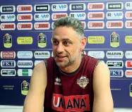  ??  ?? Il Tomas capitano Ress, 37 anni, ha annunciato ufficialme­nte il ritiro a fine stagione: una carriera iniziata nel 1997 alla Virtus Bologna si chiuderà a giugno con la Reyer