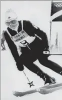  ?? ASSOCIATED PRESS FILE PHOTO ?? Nancy flies down the giant slalom course on her way to a gold medal and world championsh­ip at the Winter Olympics in Grenoble, France, on Feb. 15, 1968.