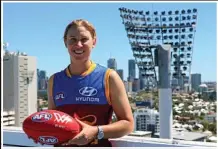  ??  ?? Queensland Fire captain Delissa Kimmince signed a rookie contract to play AFL with the Brisbane Lions earlier this year. PHOTO: BRISBANE LIONS