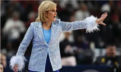  ?? ?? Kim Mulkey has won four national titles as a coach and one as a player. Photograph: Eakin Howard/Getty Images