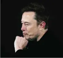  ?? Kirsty Wiggleswor­th - 2.nov.23/Pool/Reuters ?? O empresário Elon Musk durante encontro com o primeiro ministro britânico Rishi Sunak