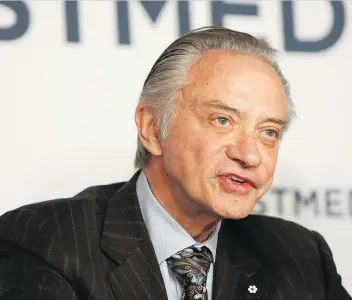  ?? VERONICA HENRI/FILES ?? “This is a crisis situation,” said Postmedia executive chairman and CEO Paul Godfrey about the publisher’s deal with Torstar. “Unfortunat­ely this is a lose-lose. You lose brands and you lose people.”